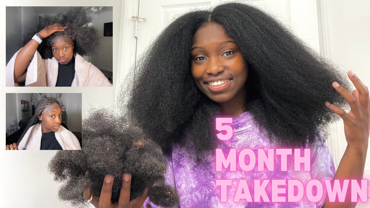 5 MONTH OLD BRAID TAKEDOWN🤮. | EXTREME GROWTH*