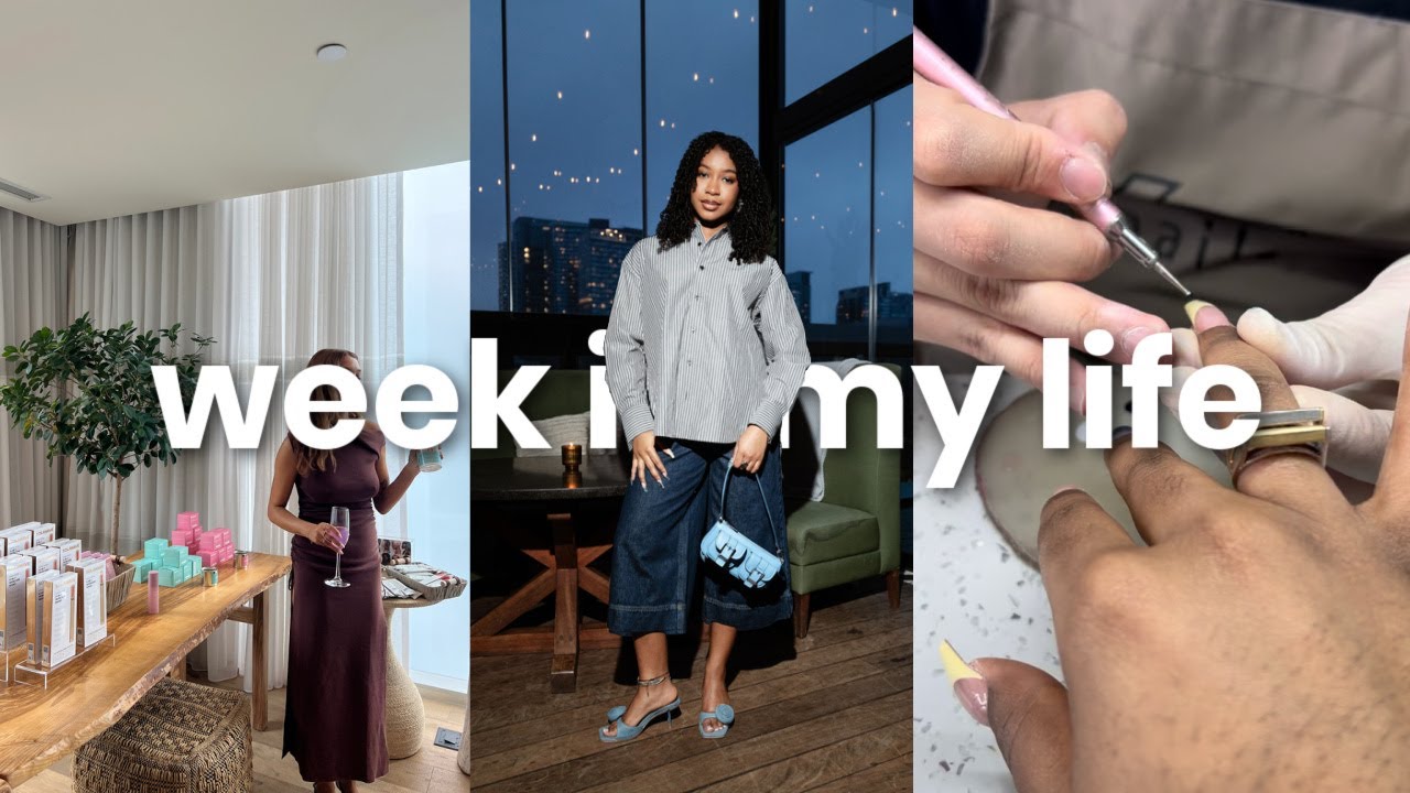bts of being a creative + exciting events  | week in my life