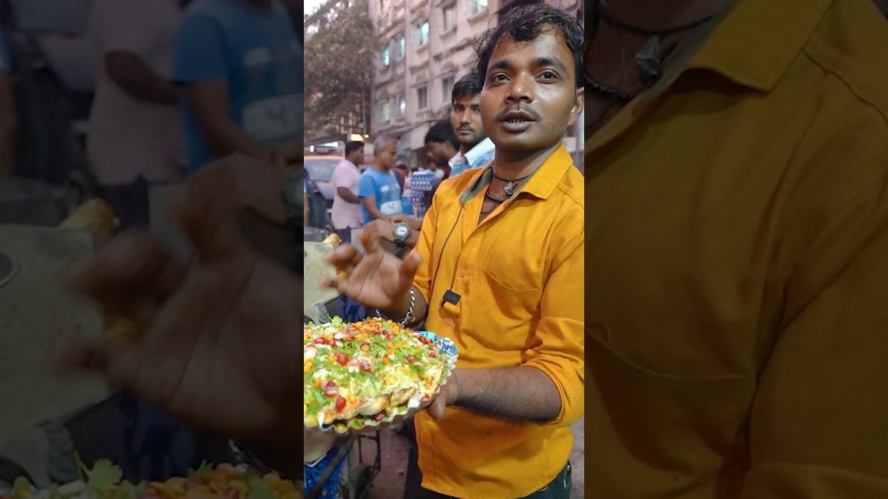 Mumbai Masala Papad Chaat Making Rs. 20/- Only #mumbaifood #shorts
