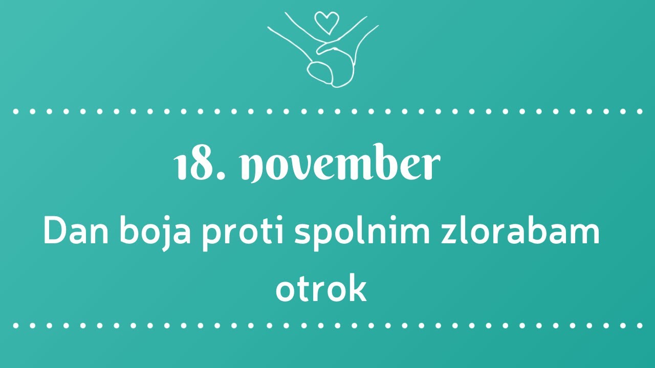 Spolne zlorabe otrok - OPAZI - PREPOZNAJ - UKREPAJ