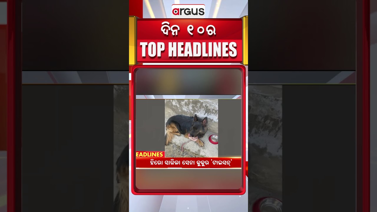 ଦିନ ୧୦ଟା ବଡ଼ ଖବର | 10AM Headlines | Today Top News | Big Breaking | Latest Update | Argus News