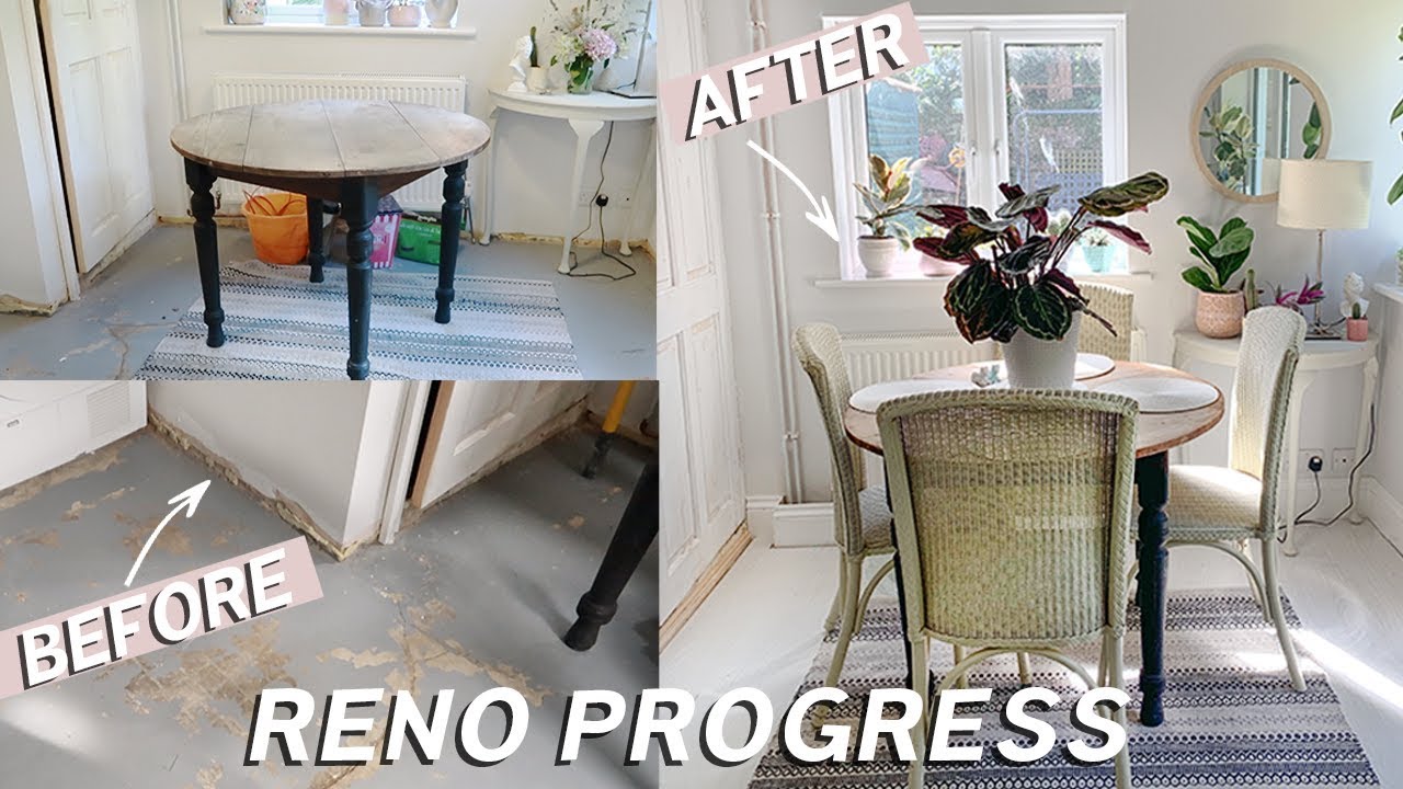 Laundry / Breakfast Nook Transformation & Office Painting Mini Makeover | DIYary