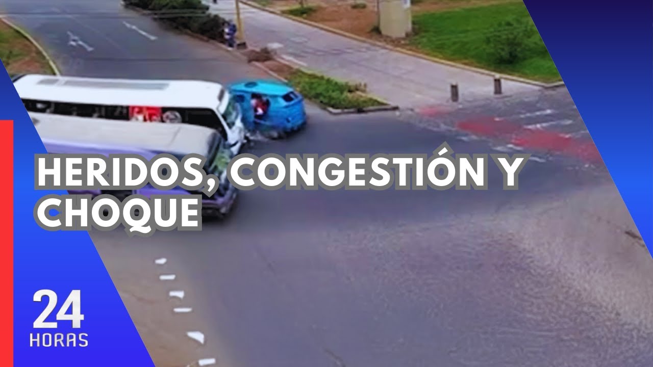 SJL: tres heridos tras choque de cúster contra mototaxi en avenida San Hilarión