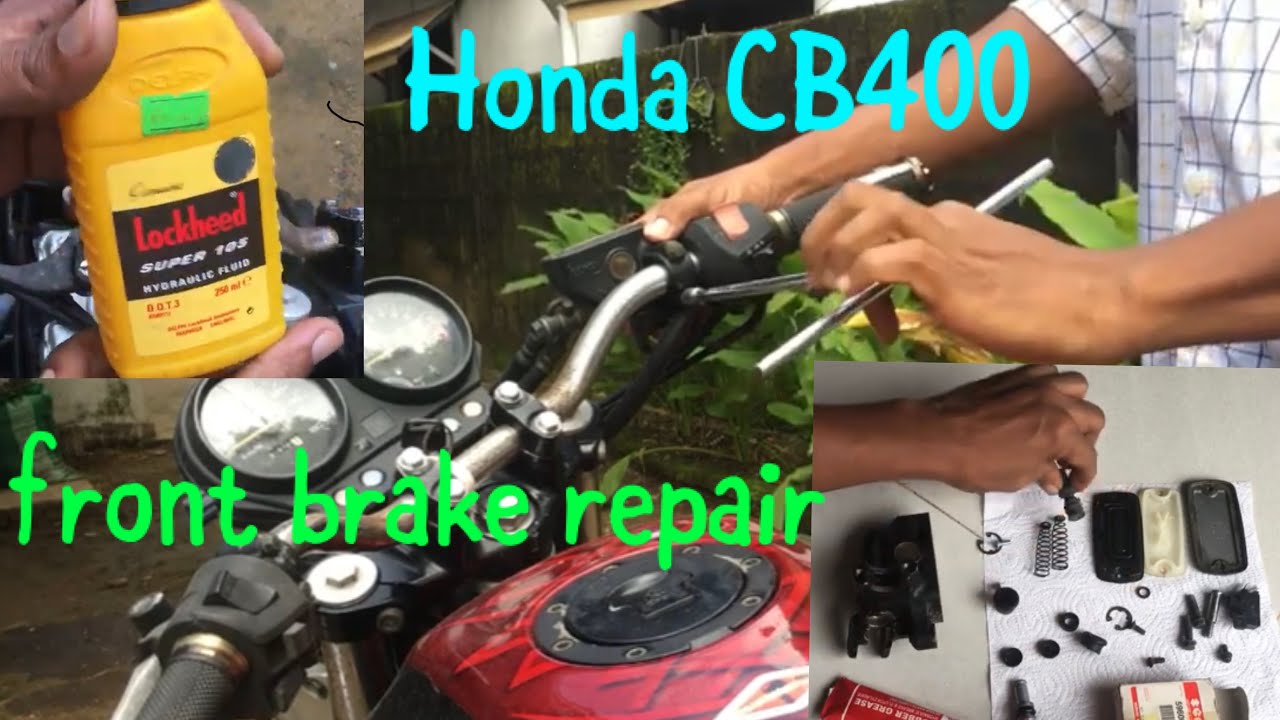 HONDA CB 400cc - Front brake pump repair - Restoration Brake washer/Master cylinder
