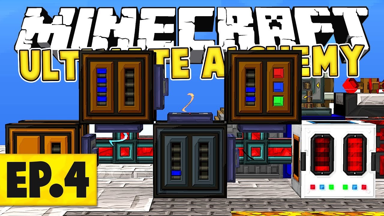 Minecraft Ultimate Alchemy - Dirt Production & Lava Automation! #4 [Modded SkyBlock]
