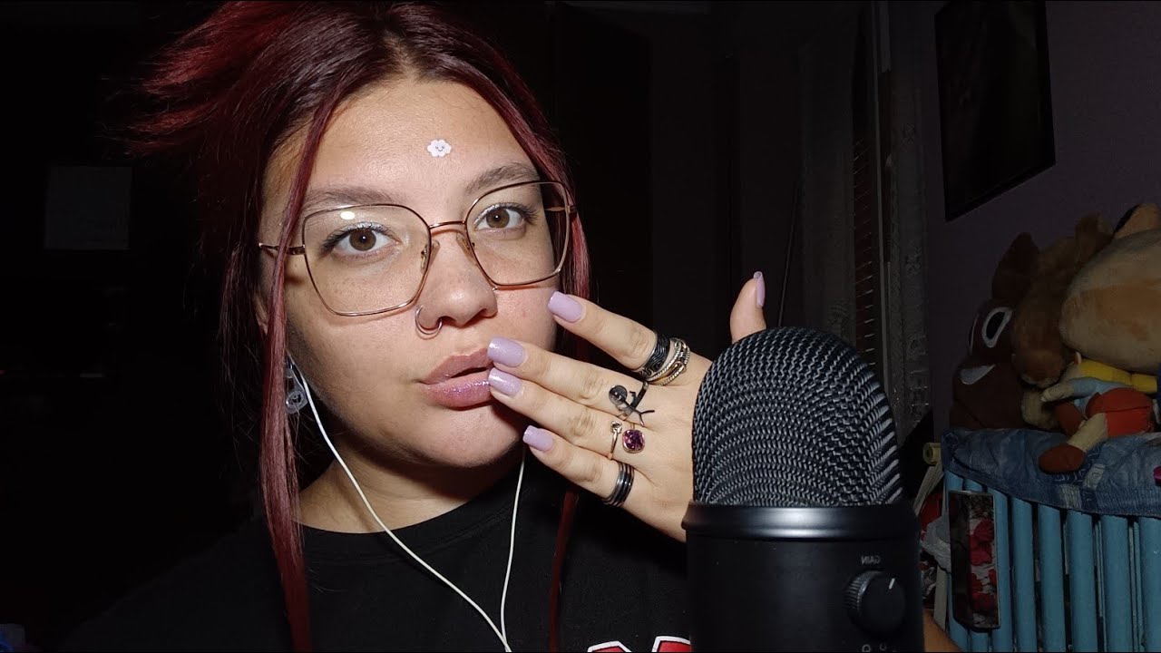 SPIT PAINTING & EXTRA MOUTH SOUNDS 😴💜💦 | ASMR ITA