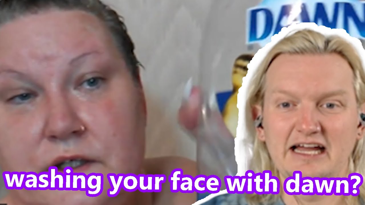 THIS WOMAN IS DOING A FACE CLEANING MUKBANG