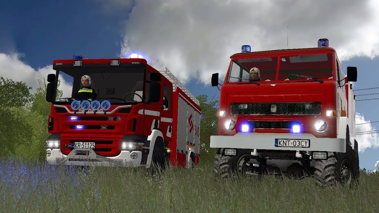 Dzień z Życia Ochotnika #1  [FS17]   Pożar zbóż!!