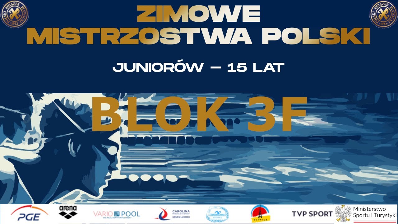 3F Zimowe Mistrzostwa Polski Juniorów 15 lat w pływaniu 2023