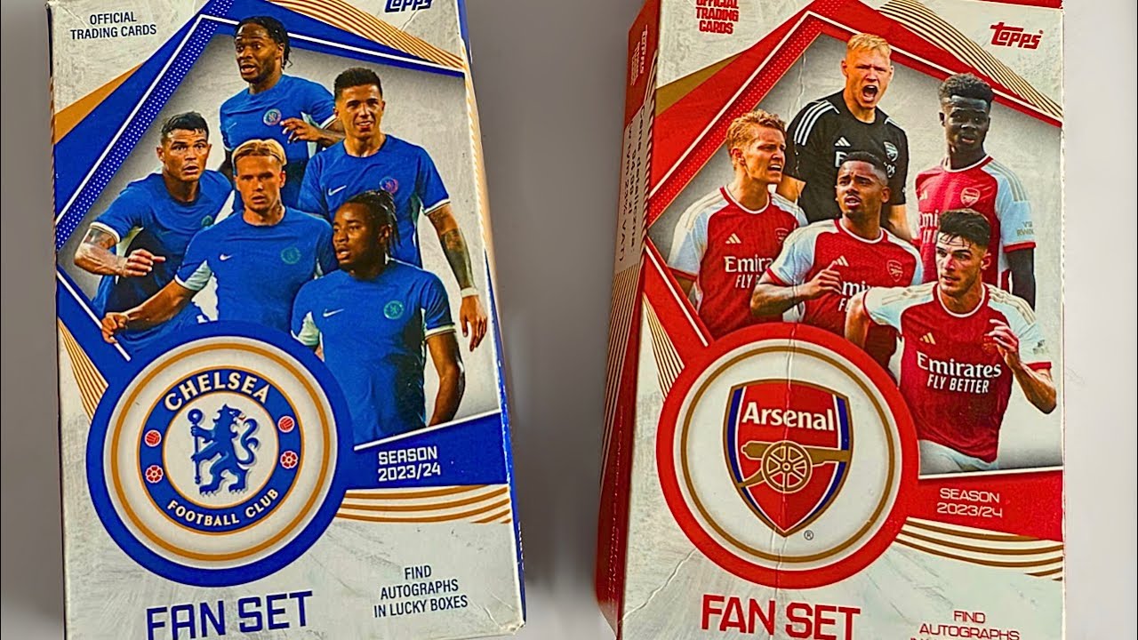 TRAFIŁEM AUTOGRAF POLAKA! TOPPS FAN SET CHELSEA & ARSENAL 