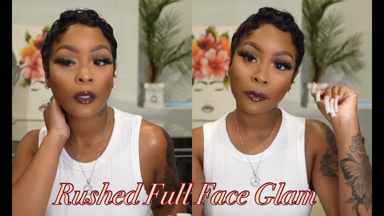 RUSHED FULL FACE GLAM | Makeup Tutorial