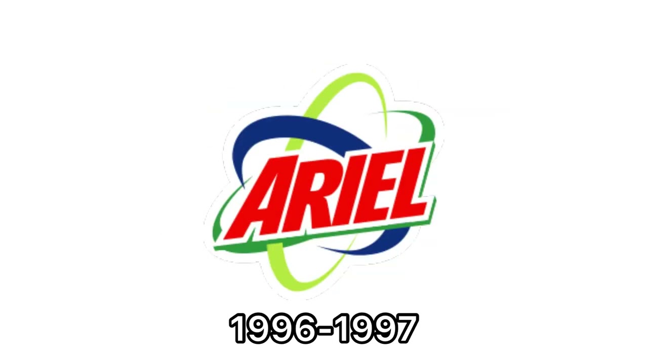 Ariel historical logos
