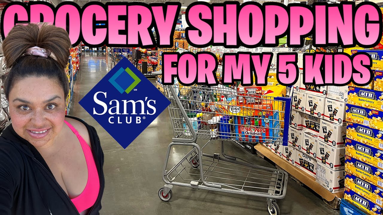 GROCERY SHOPPING ON A BUDGET 2023 | SAMS CLUB GROCERY HAUL JULY 2023 | Our DysFUNxional Family