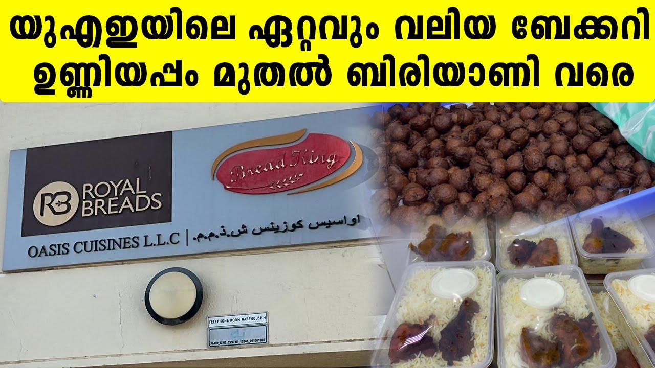 The biggest Bakery in UAE യുഎഇയിലെ ഏറ്റവും വലിയ ബേക്കറി…   | Oasis Cuisine UAE | Iype Vallikadan
