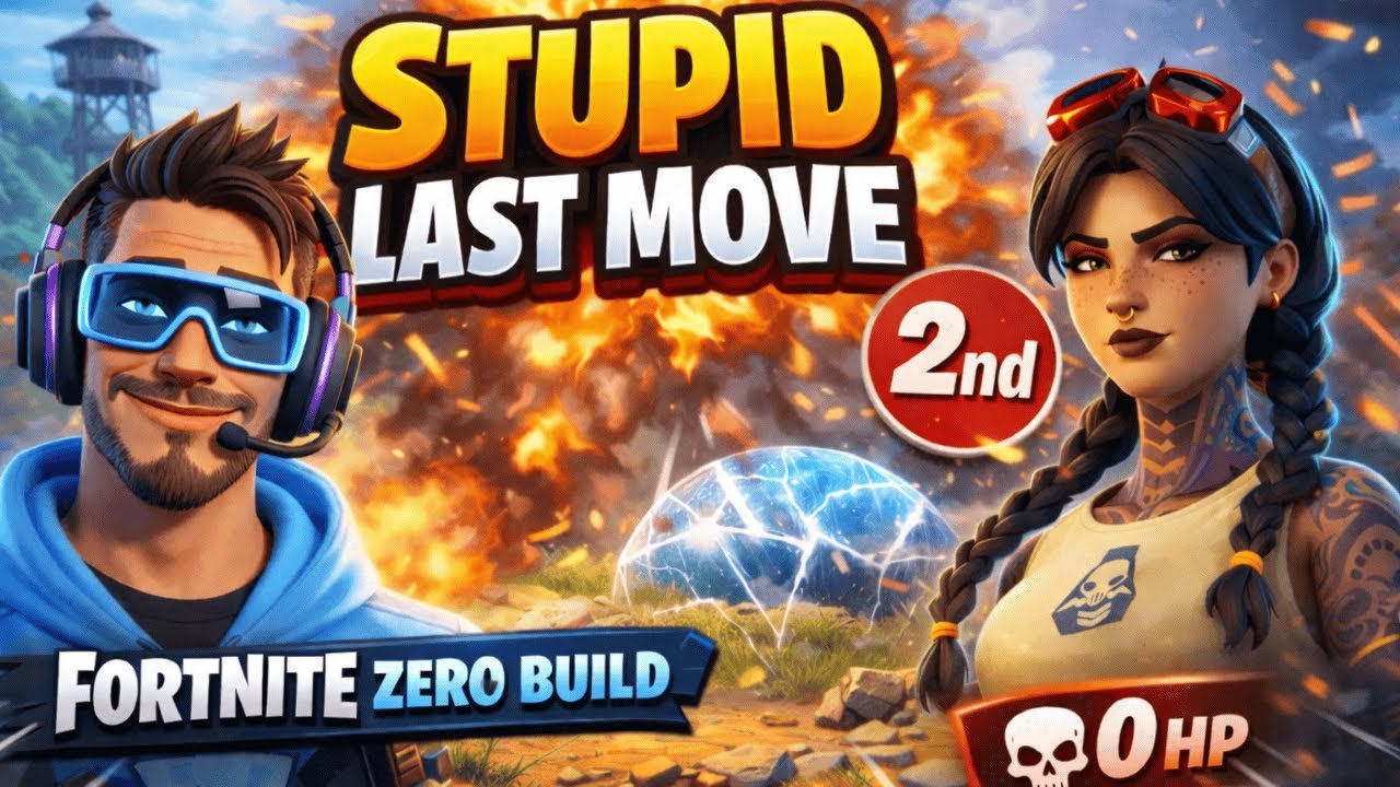 A BIG MISTAKE cost me the GAME Fortnite Zero Build Gameplay