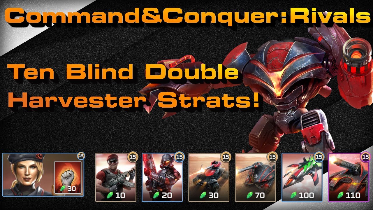 C&C Rivals: Ten Blind Double Harv Strats!