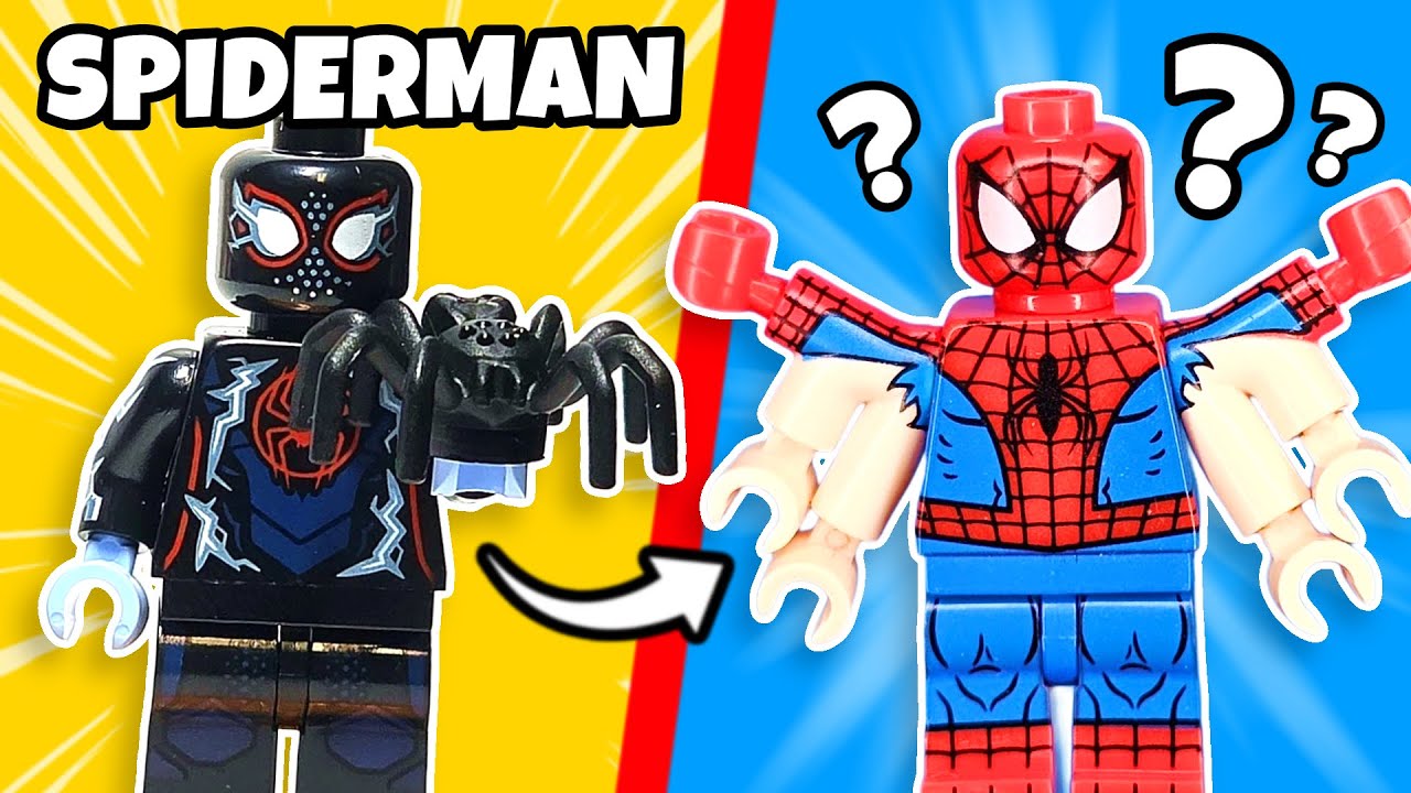I built a SPIDER-MAN CITY in LEGO…