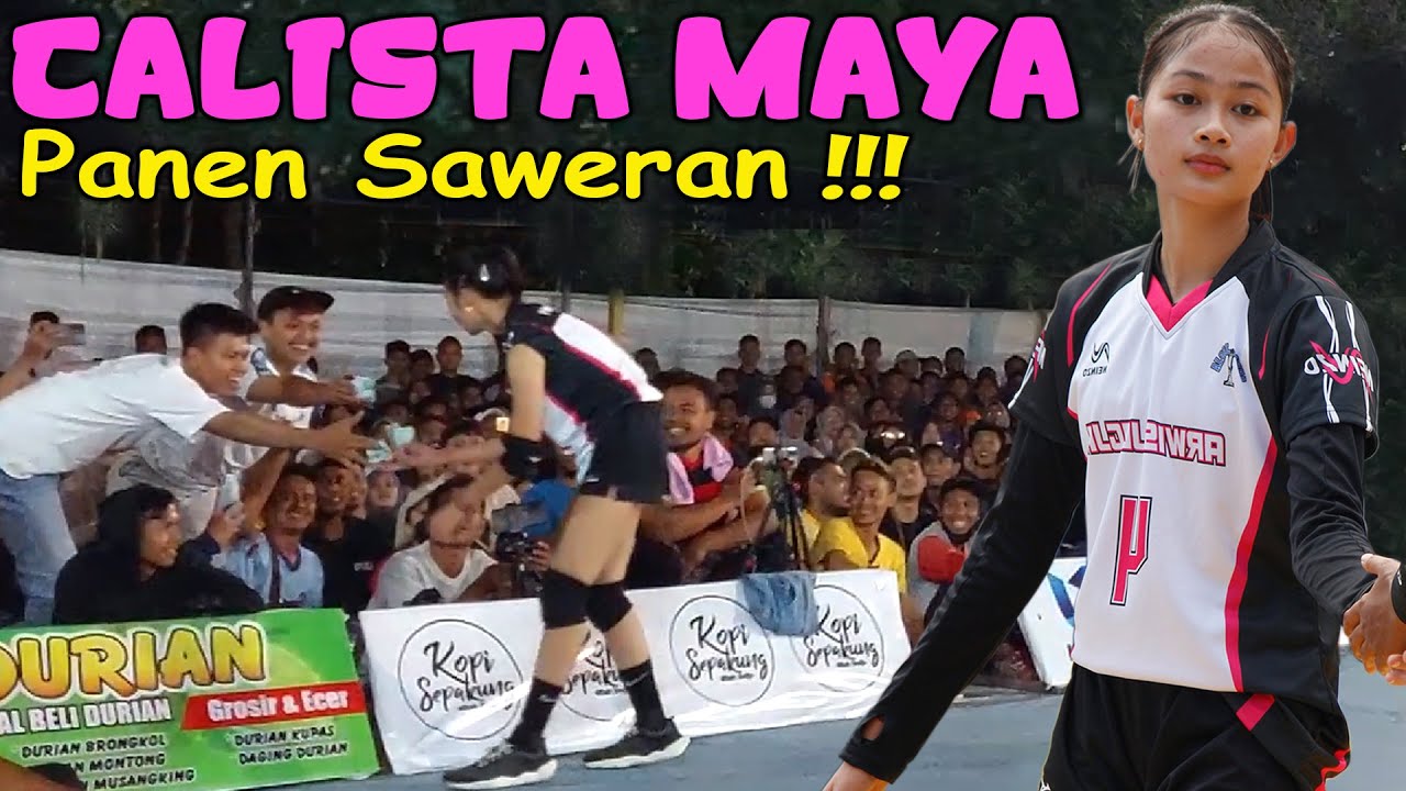 Ribuan Mata Terpesona, CALISTA MAYA Jadi Idola di Voli Putri Terbaru Final Danyon Cup 7 2023