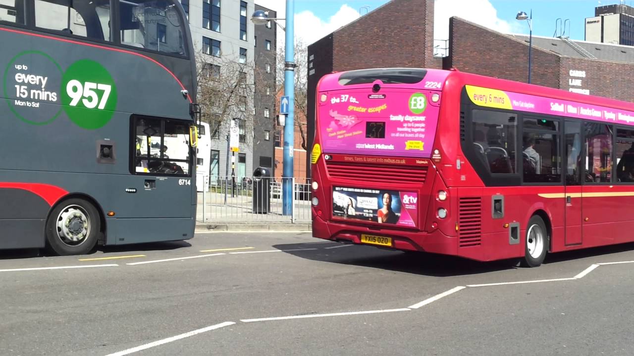 Buses in Birmingham city center 2016 s1 ep2