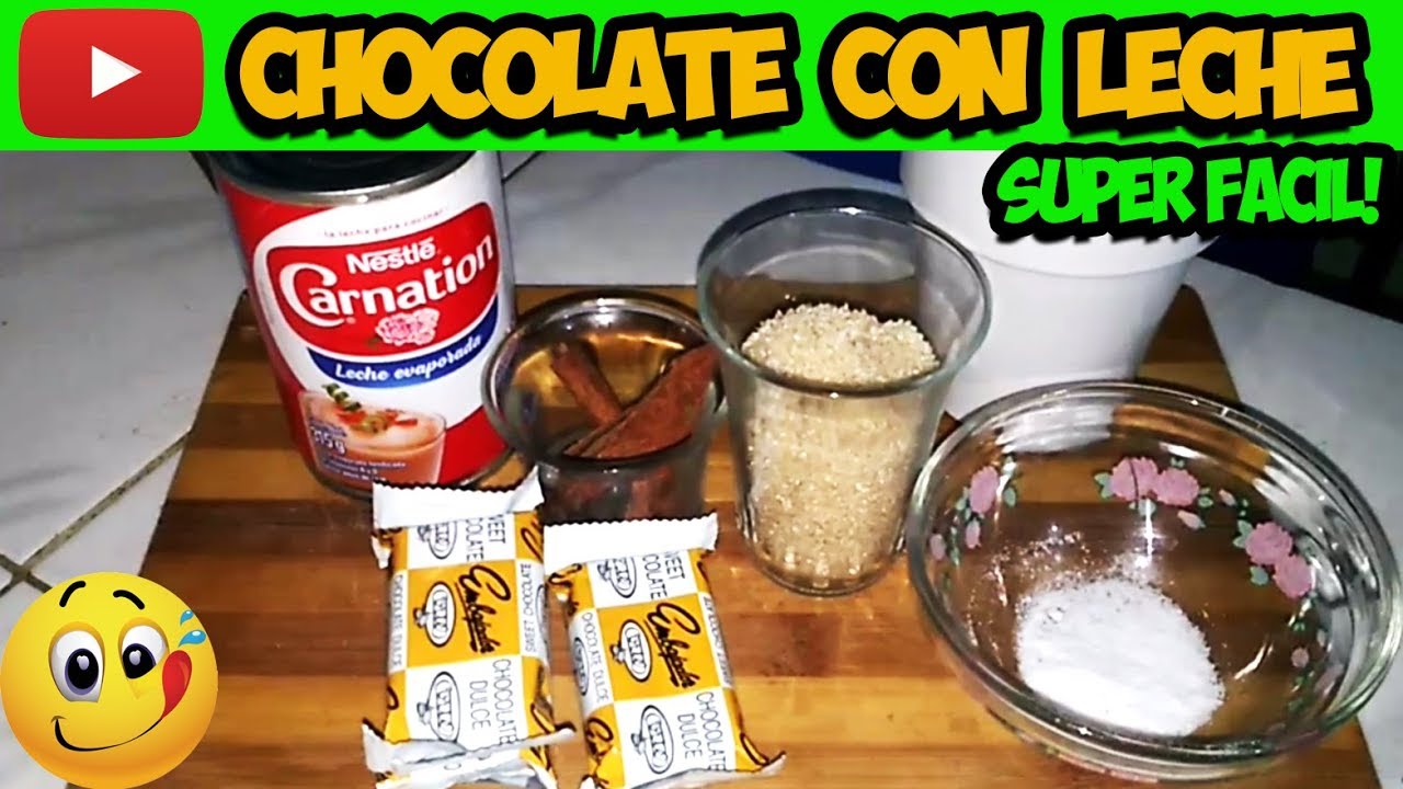 ☕️ Como hacer CHOCOLATE CON LECHE Evaporada ☕️