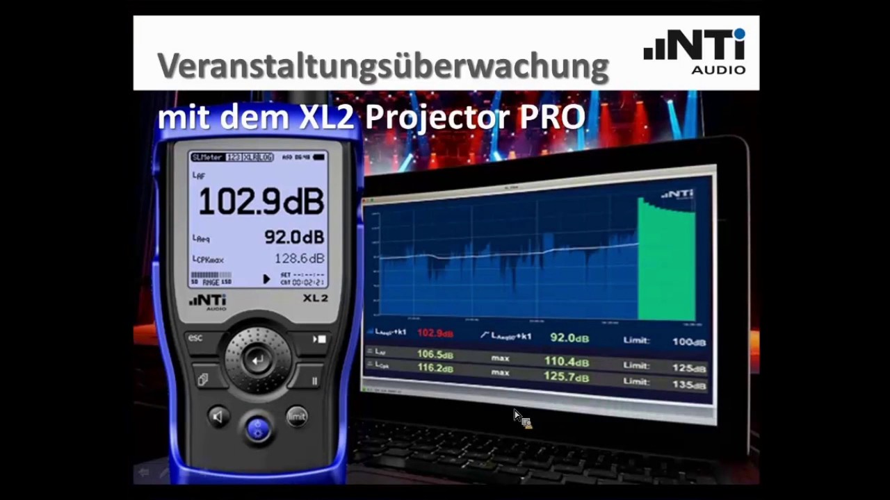 NTi Audio Webinar - Veranstaltungsüberwachung mit dem XL2 Projector PRO