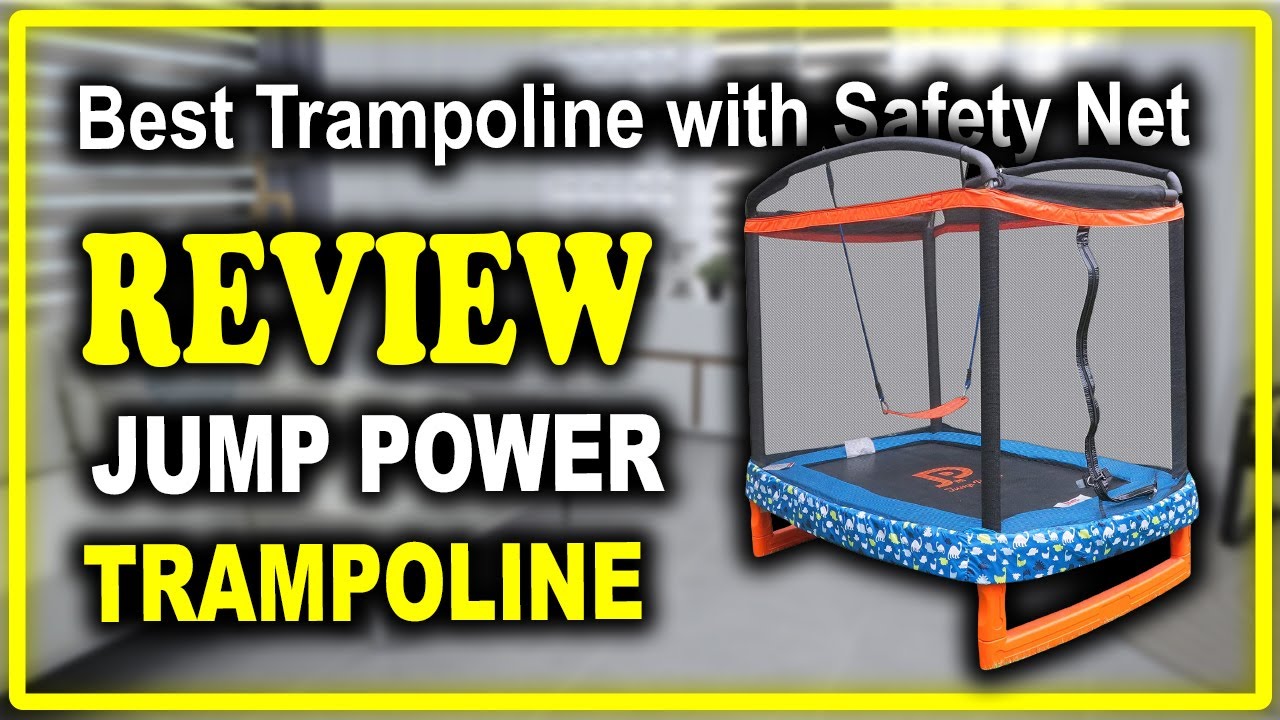 JUMP POWER Indoor/Outdoor Trampoline with Safety Net Review - Best Trampoline with Safety Net