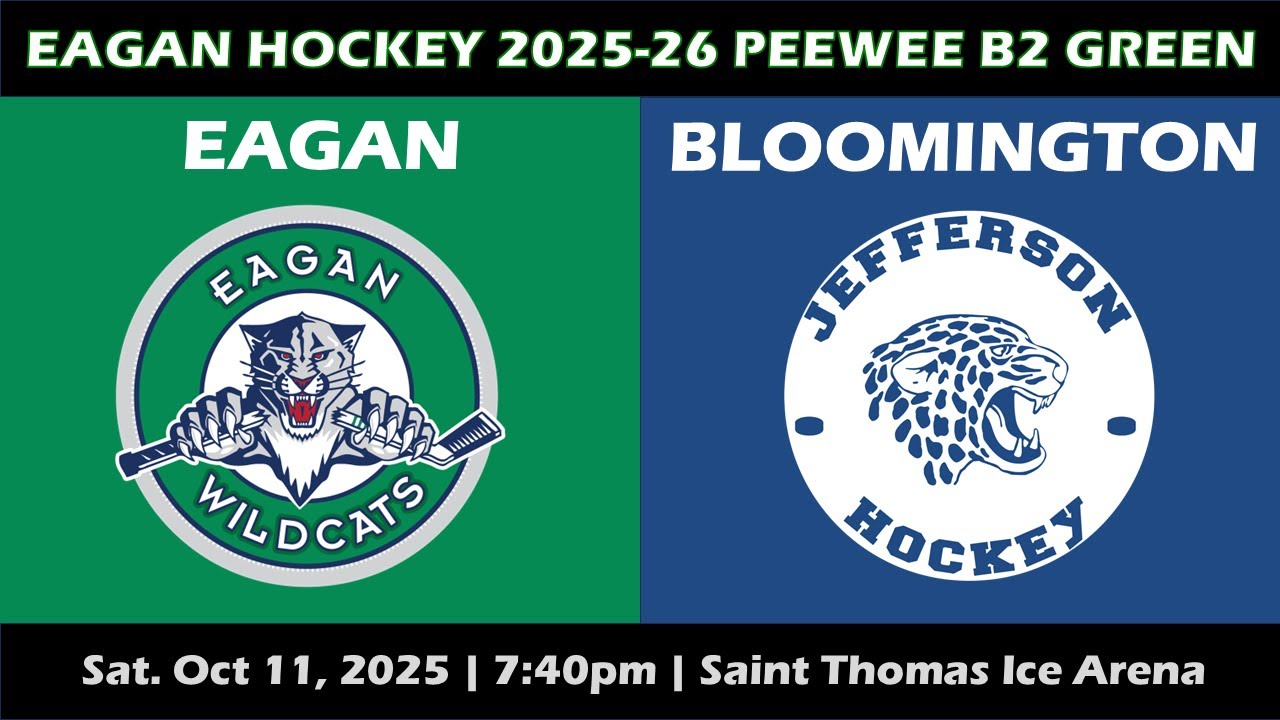 2025-10-11 Eagan Hockey PWB2 Green Scrimmage vs. Bloomington PWB2 White