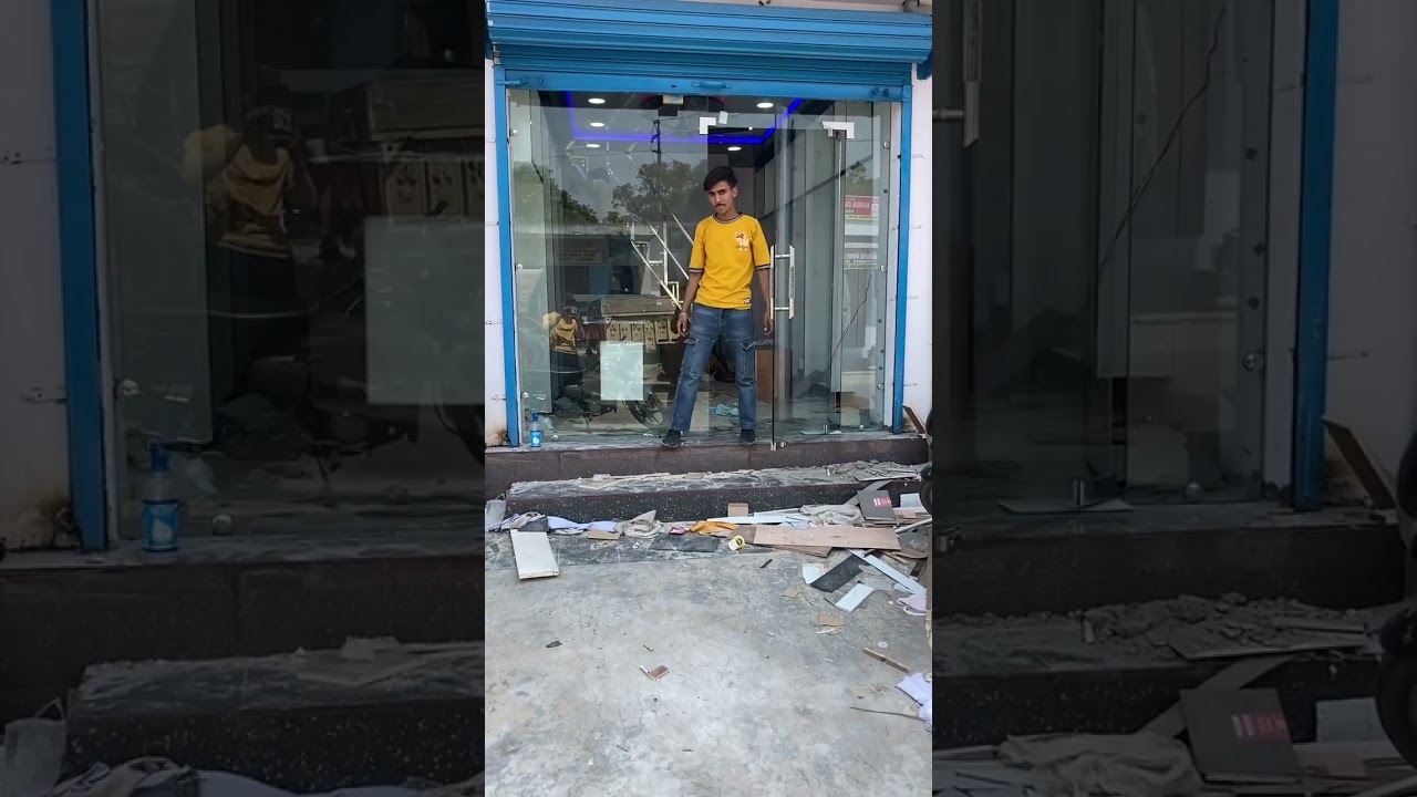 ❤️Shop front glass 🥰#viralvideo #shorts
