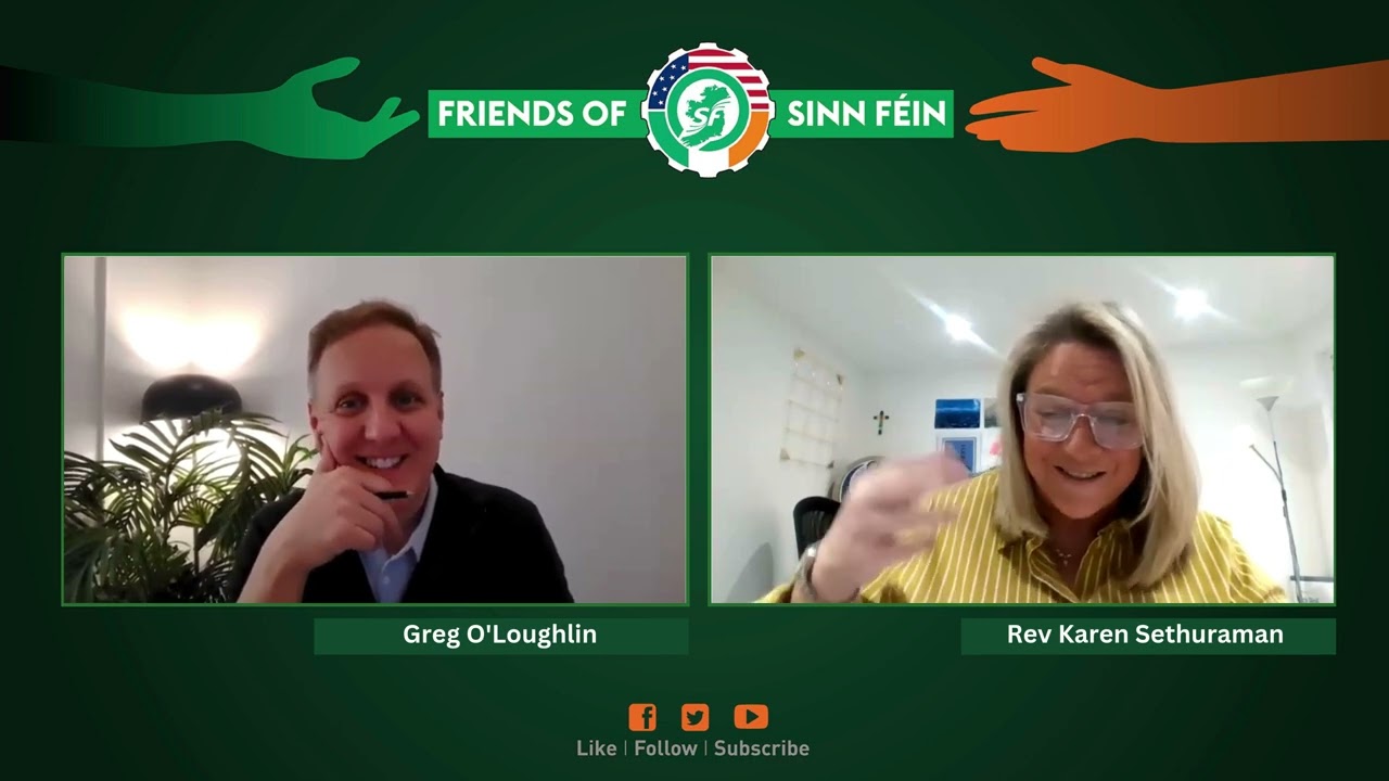 Irish Unity Education Webinar with Rev Karen Sethuraman