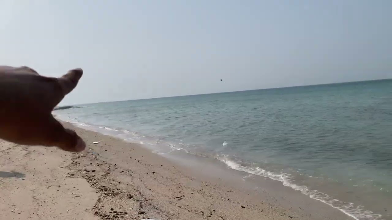 Arabian sea bet Dwarka Maureen walk 