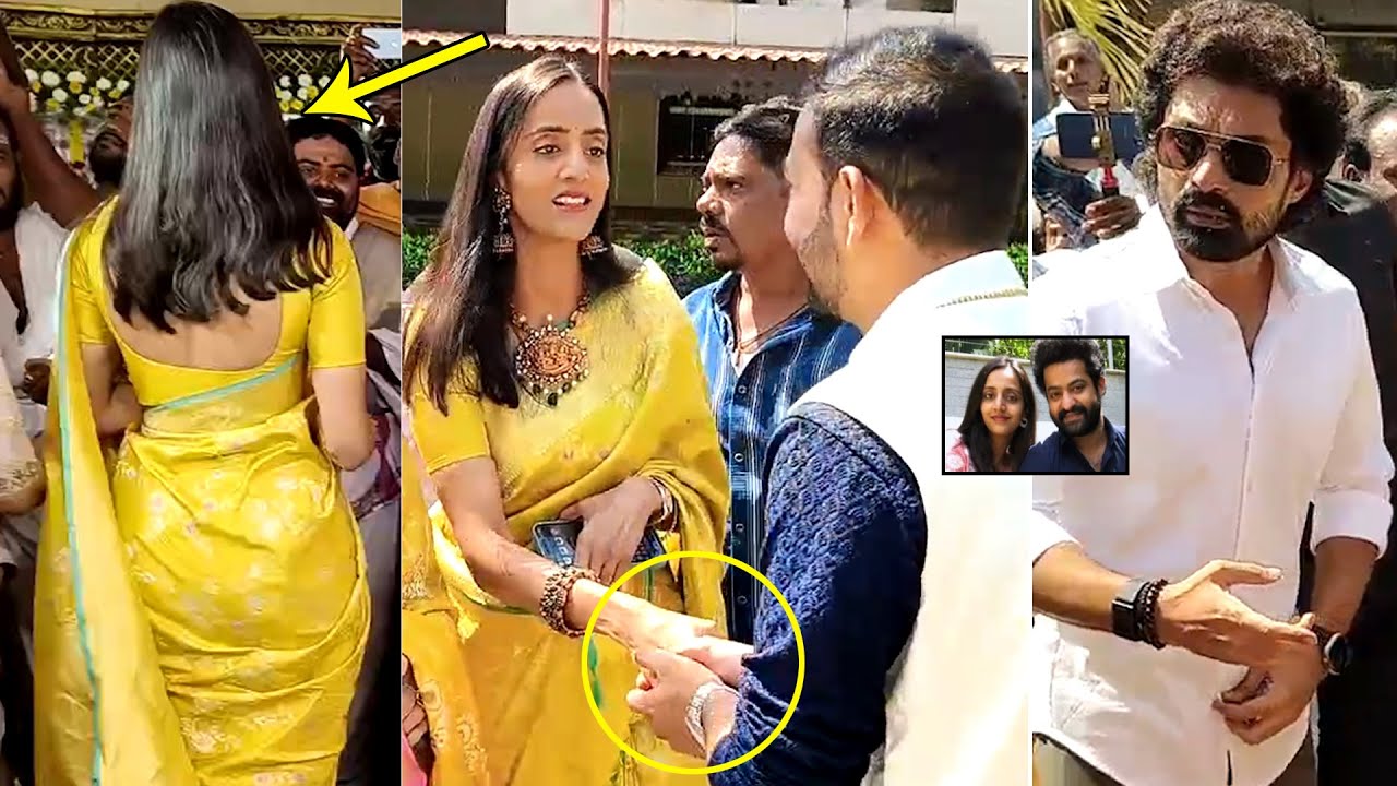 జూనియర్ ఎన్టీఆర్ భార్య😍: NTR Wife Pranathi & Kalyanram Attends Marriage At Gannavaram | Filmylooks