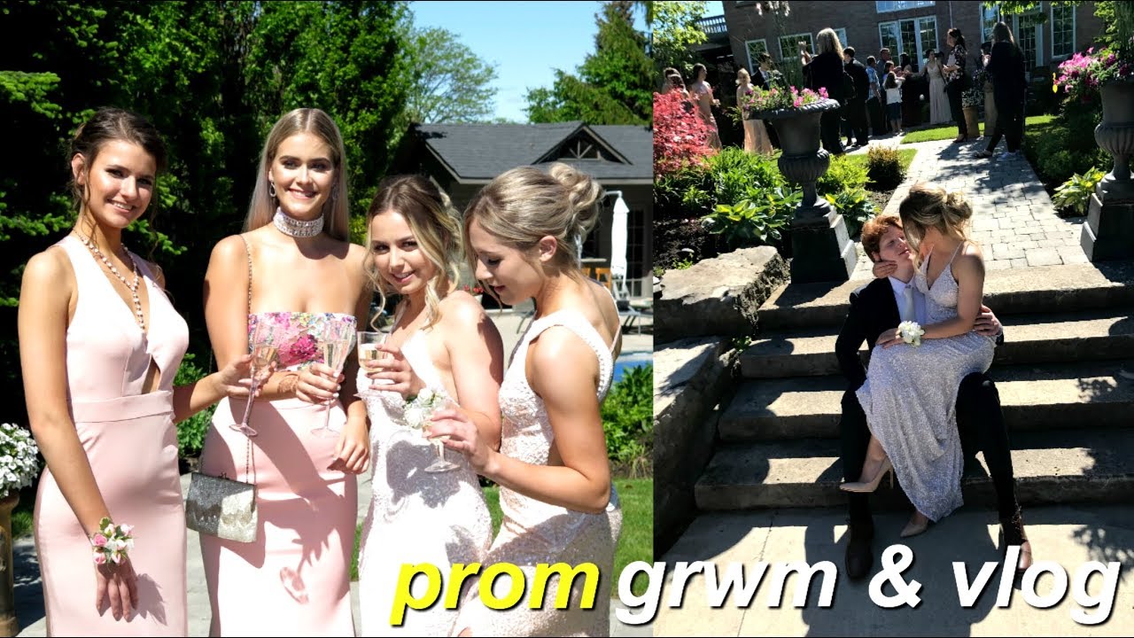 Prom GRWM & Vlog 2017  | WE GOT A PARTY BUS
