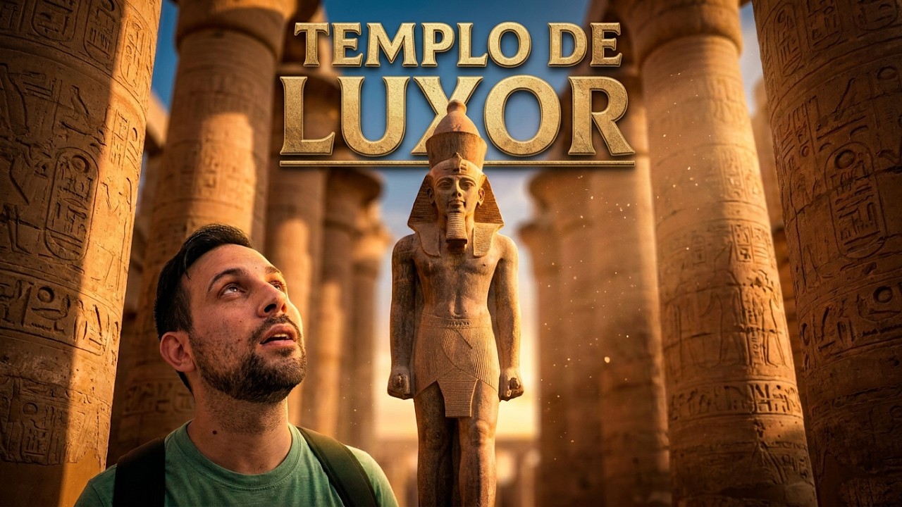 TEMPLO DE LUXOR El Magnifico Templo dedicado al dios AMON🔷️ Egipto