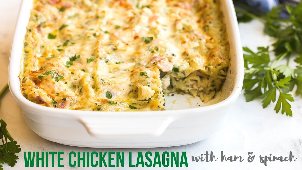 WHITE CHICKEN LASAGNA | easy to prep ahead! | The Recipe Rebel