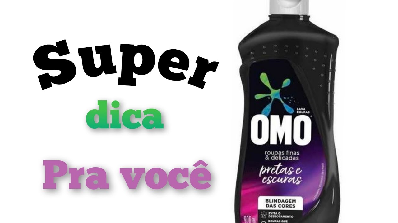 Sabão liquido OMO roupas pretas e escuras ▪︎▪︎▪︎finas e delicadas