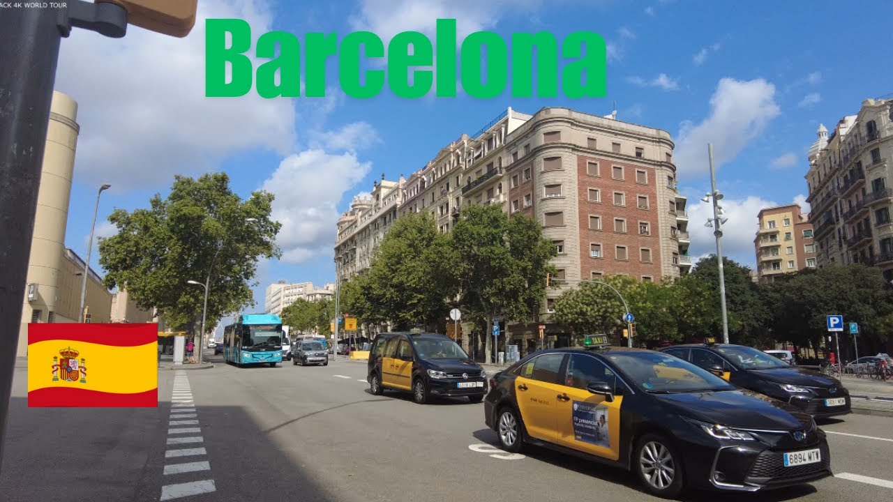 WALKING Barcelona's Hidden Gems in 4K Morning Glory
