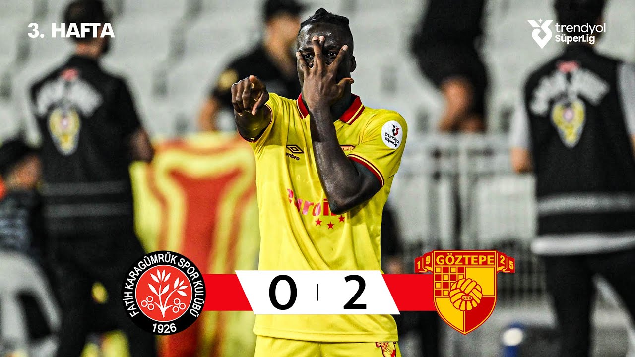 Fatih Karagümrük (0-2) Göztepe - Highlights/Özet | Trendyol Süper Lig - 2025/26
