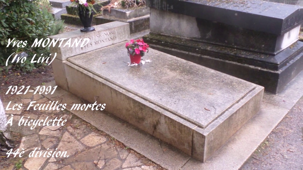 Tombes de Chanteurs et Chanteuses au Père Lachaise