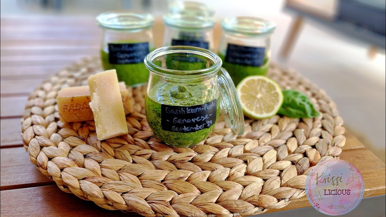 Basilikum-Pesto-Genovese || schnell-lecker-frisch || mit dem Thermomix