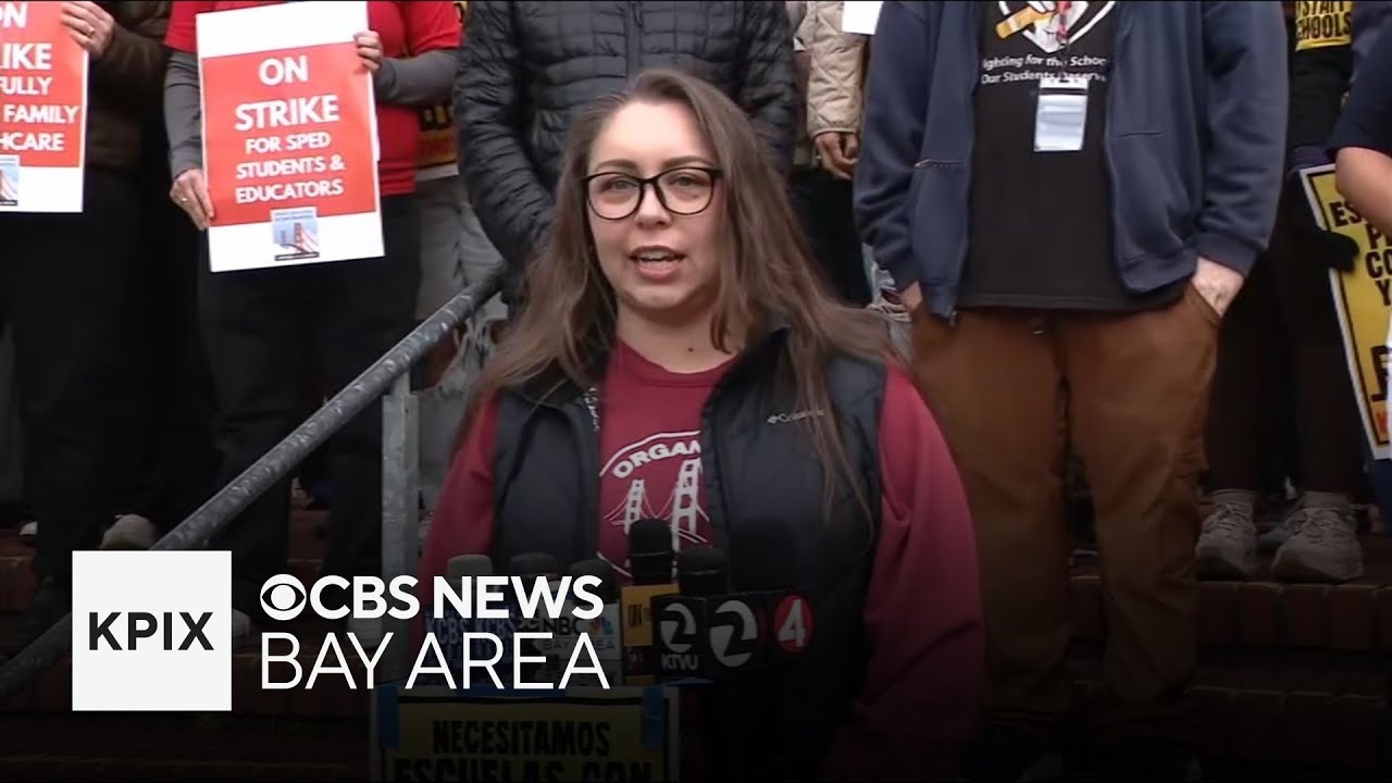 Watch: United Educators of San Francisco president holds briefing on Day 1 of teachers' strike