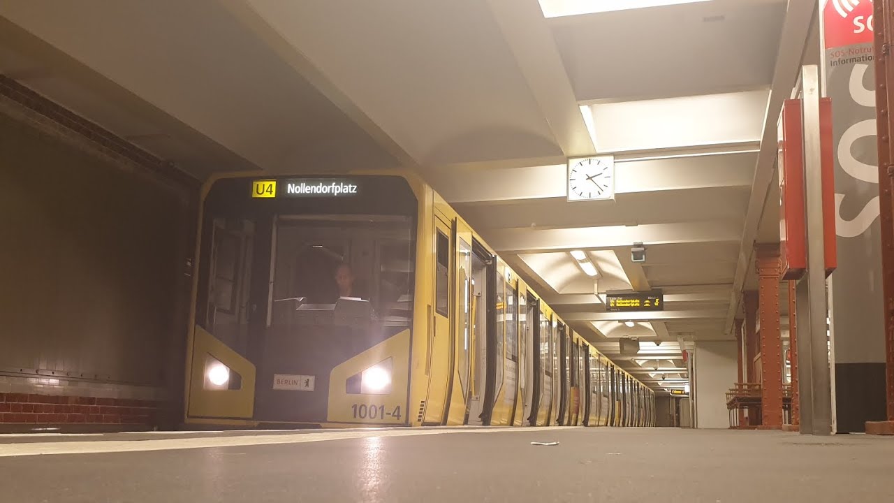 U-Bahn Berlin|Mitfahrt im HK00 auf der U4 von Innsbrucker Platz bis Nollendorfplatz