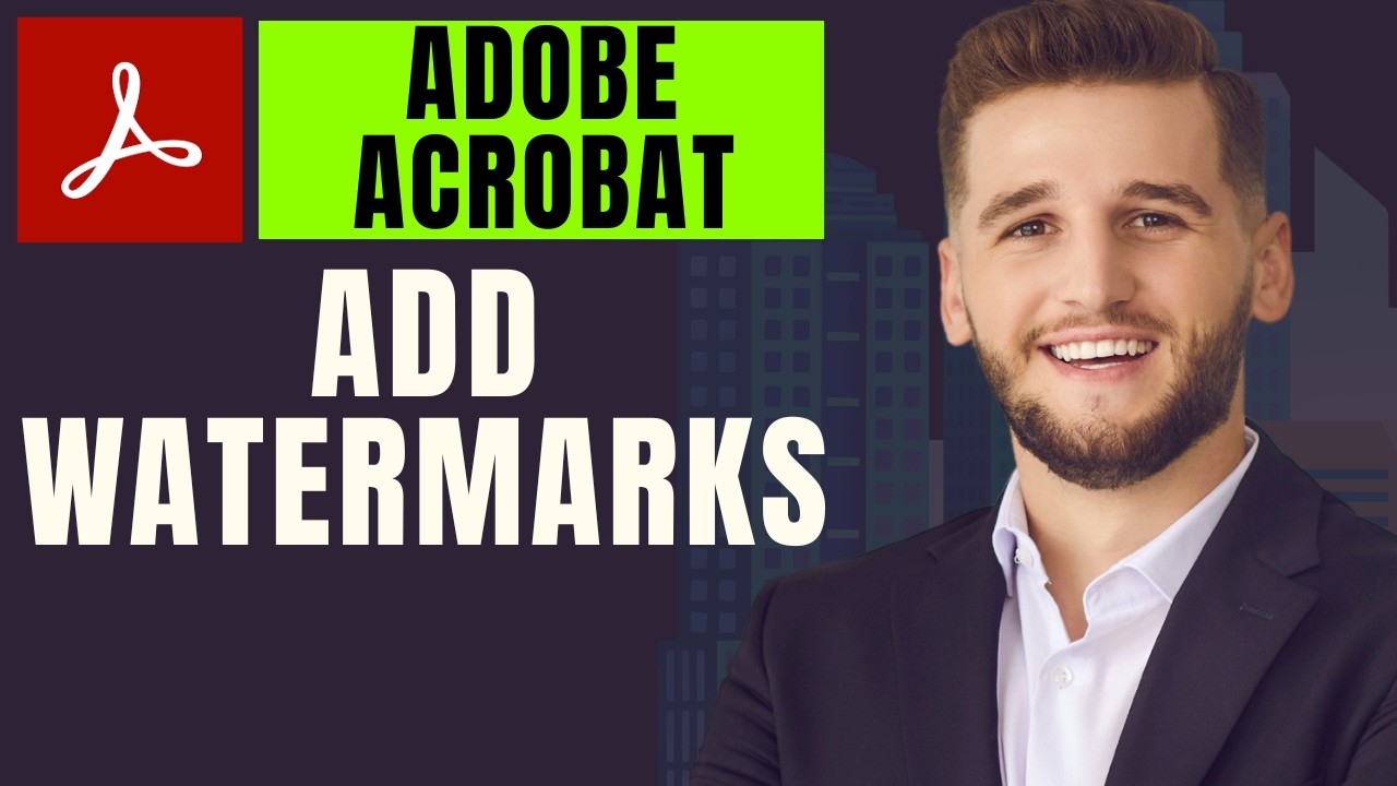How To Add Watermarks in Adobe Acrobat Pro Dc