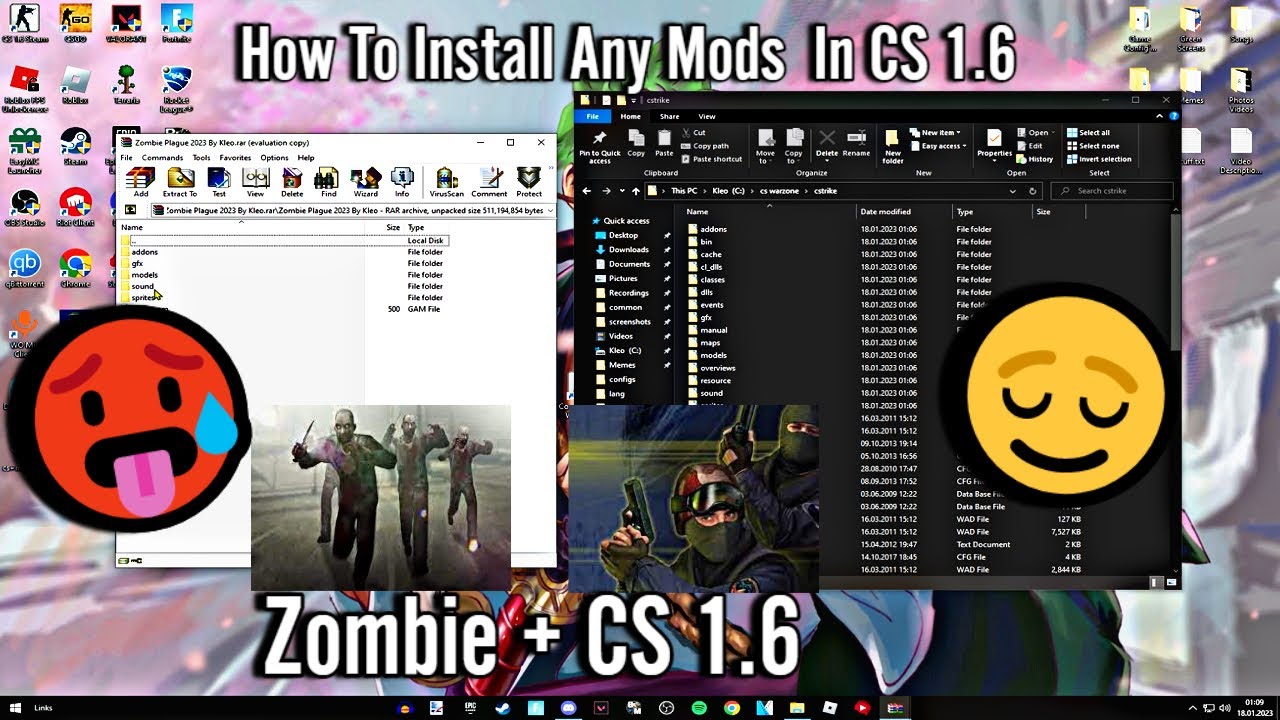 CS 1.6 - How To Install Any Mod in Game