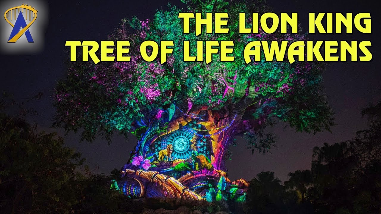 The Lion King Projections on Tree of Life at Disney's Animal Kingdom