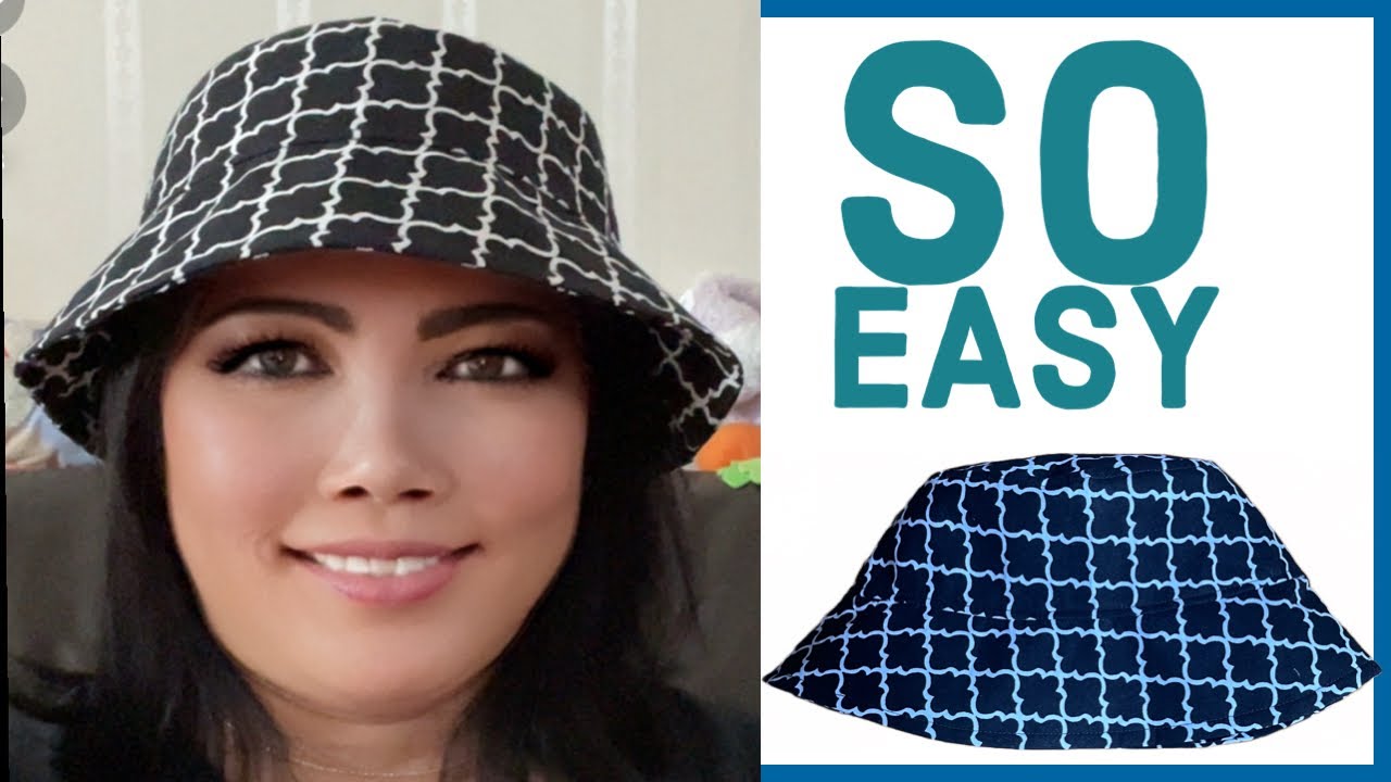 How To Make A Beautiful Bucket Hat- Unisex Hat /Easy DIY Bucket Hat Step By Step Sewing Tutorial