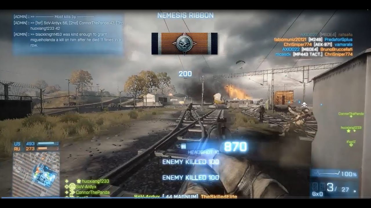 Hold On - Battlefield 3 Montage (Left over clips)