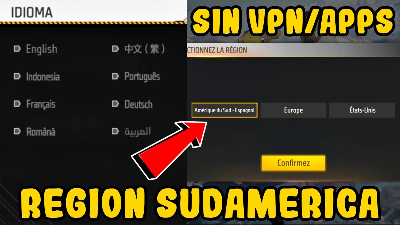 COMO CREAR UNA CUENTA DE LA REGION SUDAMERICA EN FREE FIRE || TUTORIAL PASO A PASO MUY FACIL SIN VPN