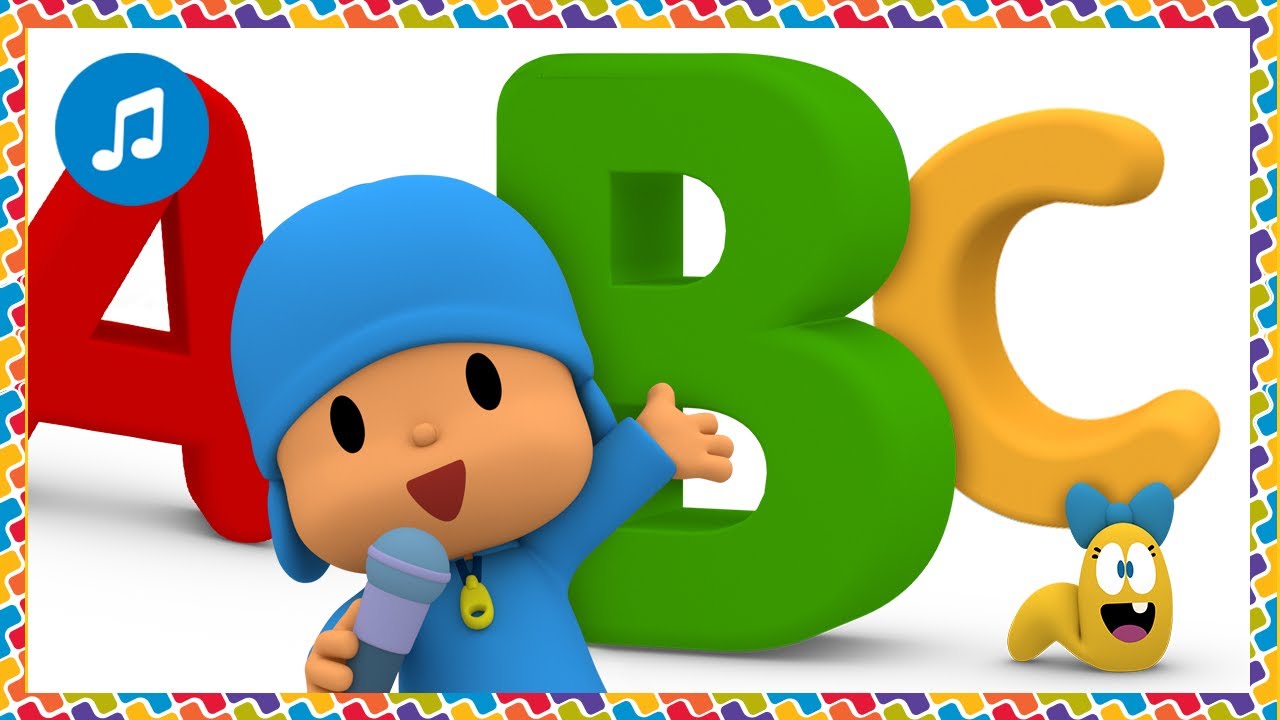 🔤 MÚSICA INFANTIL do POCOYO - ABC | Karaoke e desenhos animados para Crianças