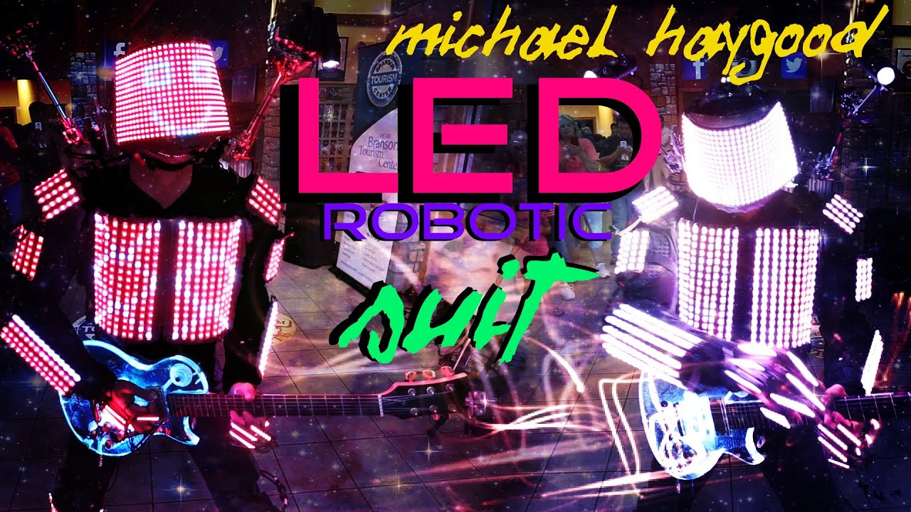 World's First LED Robotic Suit - Michael Haygood