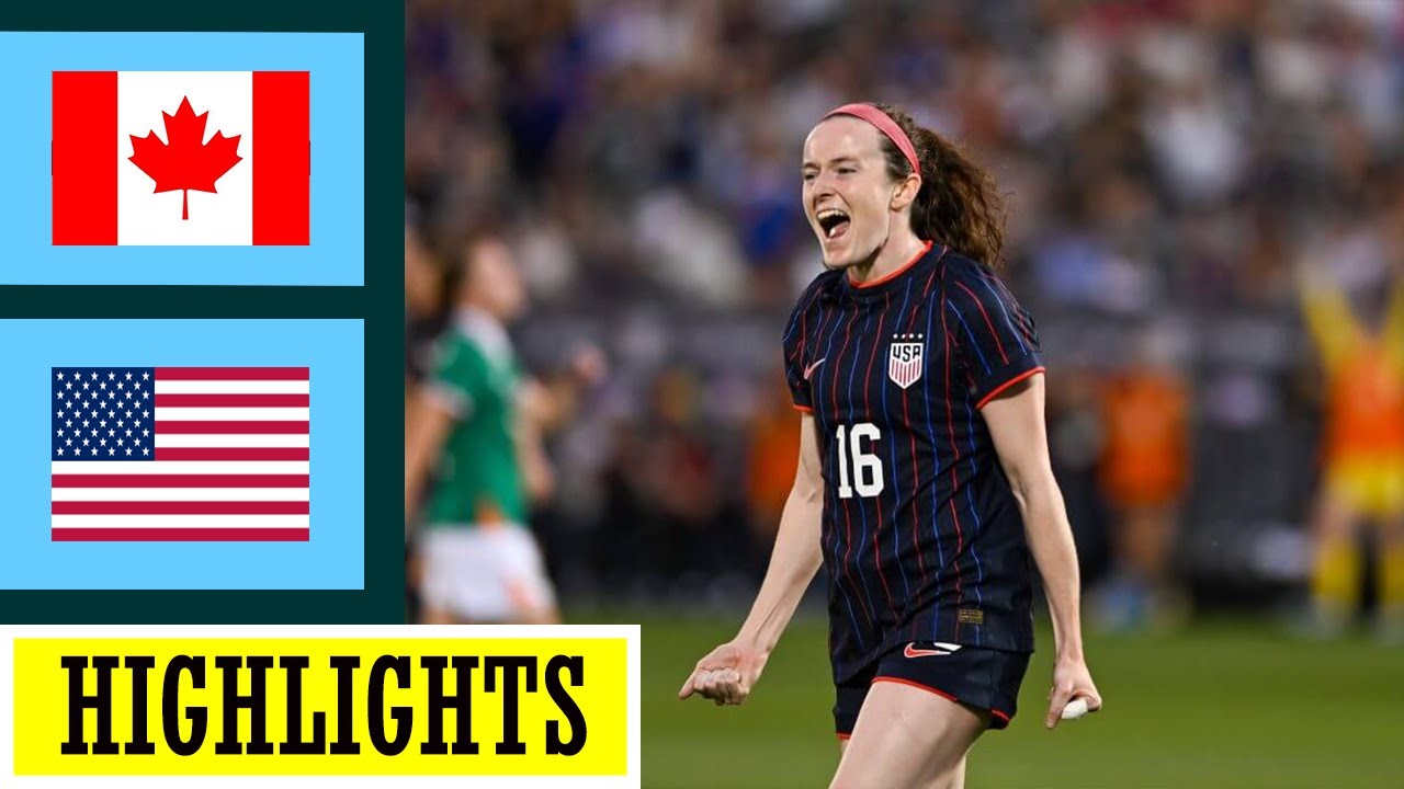 USA vs Canada Highlights | Women's Football Friendly International | 7.2.2025